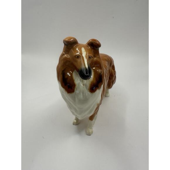 Beswick "Lochinvar of Lady Park" Porcelain Red White Collie Figurine #1791 - Picture 3 of 11